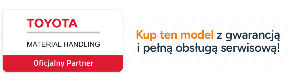 baner sprzedaż wózków widłowych toyota